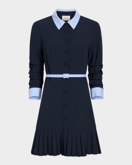 blue short long sleeve dress Prom Dress | Formal Dress | Maxi Dress | Prom Gown | Navy | 6 | Tabitha Long Sleeve Mini Dress - Navy