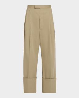 Thom Browne Men's Garment-Dyed Chino Pants | Neiman Marcus