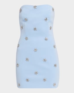 Generation Love Celena Two-Tone Lace Mini Dress | Neiman Marcus