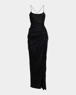 how to tie up a long dress Halter Tie Up Maxi Dress main image 0