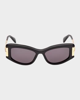 Max Mara Space Shield Sunglasses | Neiman Marcus display picture 1