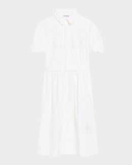 Co Cotton Twill A-Line Shirtdress | Neiman Marcus