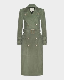 Rag & Bone Jamie Cropped Cotton Trench Coat | Neiman Marcus