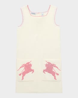 Burberry Girl's Nova Knight Checkerboard Cotton Dress, Size 4-14 | Neiman  Marcus