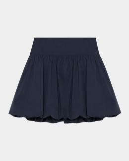 Ramy Brook Derrick Pleated Plaid Belted Mini Skirt | Neiman Marcus