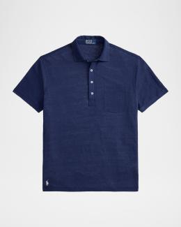 Polo Ralph Lauren Men's Cotton Knit Short-Sleeve Polo Sweater