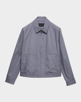Prada Men's Re-Nylon Zip Jacket | Neiman Marcus