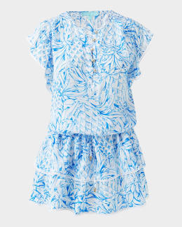 Beach Riot Holly Crochet Midi Coverup Dress | Neiman Marcus