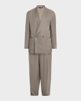 Emporio Armani Men's G Line Virgin Wool Micro-Box Suit | Neiman Marcus