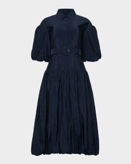 Cinq a Sept Soline Satin Bow Dress | Neiman Marcus