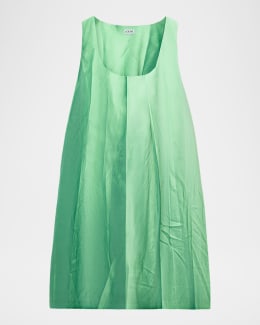 Loewe x Paula's Ibiza Drawstring Mini Tank Dress | Neiman Marcus