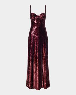 macy's rose gold sequin dress McQueen Chain Mail Turtleneck Satin Backless Evening denim-sets