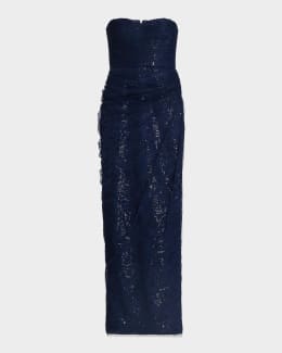 gia beaded shawl-embellished dress Made With Love Gia main image 1