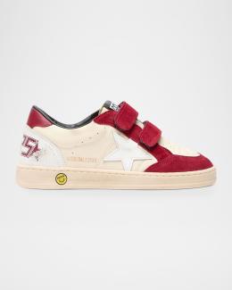 Burberry Kid's Check Cotton Slip-On Sneakers, Toddler/Kids
