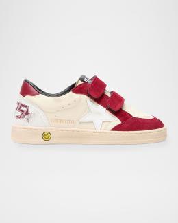 Burberry Kid's Check Cotton Slip-On Sneakers, Toddler/Kids