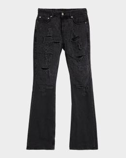 Ksubi Men's Van Winkle Angst Trashed Skinny Jeans | Neiman Marcus