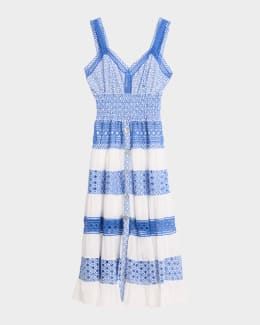 Beach Riot Holly Crochet Midi Coverup Dress | Neiman Marcus