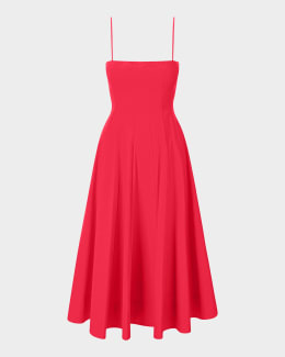 spree dress burgundy STAUD CADENCE DRESS – TheLuxeLend main image 1