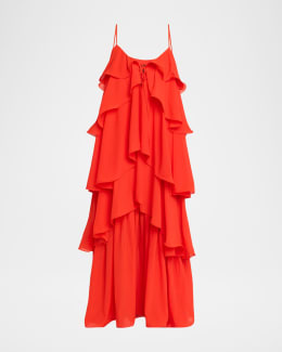 Veronica Beard Ayanna Halter Maxi Dress | Neiman Marcus