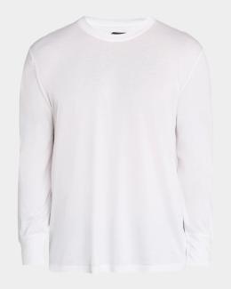 Jacquemus The J-Embroidered Long-Sleeve T-Shirt | Neiman Marcus