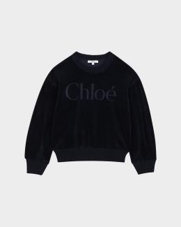 Chloé Girl's Flamingo Intarsia-Knit Sweater, Size 8-14 | Neiman Marcus