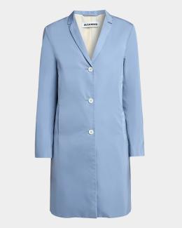 GIORGIO ARMANI × Neiman Marcus 別注ロングロート Giorgio Armani Shiny Belted Trench Coat | Neiman Marcus