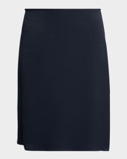 Giorgio Armani Silk Cady Pencil Skirt | Neiman Marcus