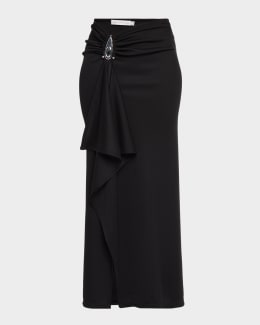 strapless open back dress Petal and Pup Women's Naira Pleated Maxi Dress