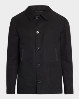 Brioni Men's Solid Wool-Silk Blazer | Neiman Marcus