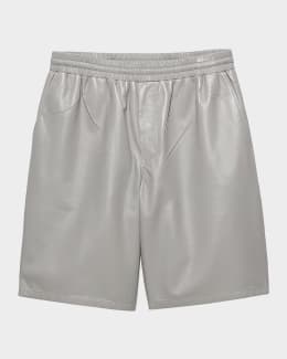 Prada Men's Cotton Nylon-Pocket Bermuda Shorts | Neiman Marcus