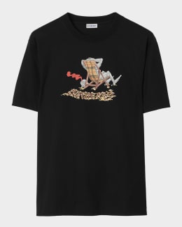 Burberry Men's EKD Year of the Horse Cotton T-Shirt | Neiman Marcus