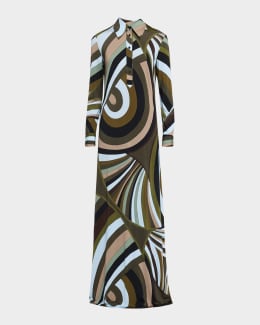 pucci marmo sheer tulle maxi dress Pucci