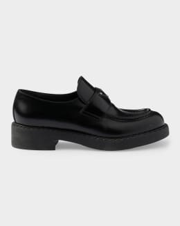 Prada Shuffle Patent Leather Loafers | Neiman Marcus