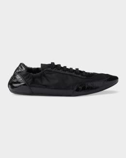 Prada Montecarlo Nappa Leather Sneakers | Neiman Marcus