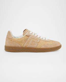 Maison Margiela XO Replica Metallic Leather Low-Top Sneakers