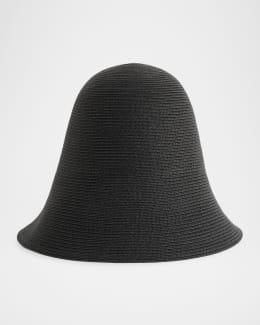 Toteme Two-Tone Paper Straw Hat | Neiman Marcus
