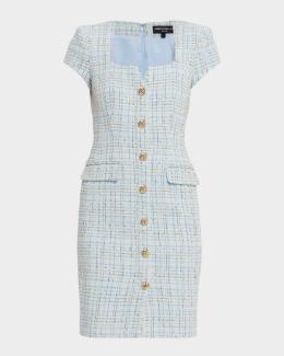 generation love denim dress Clemente Tencel Medium Blue Denim Dress
