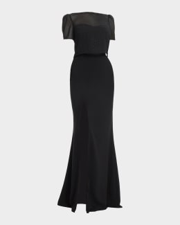 strapless open back dress Rent Dress The Population Pauline Maxi Dress main image 1