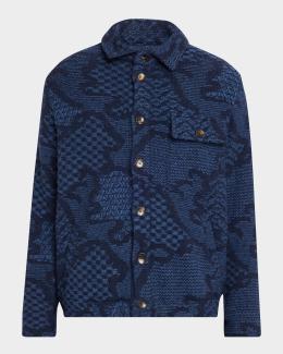 Etro Men's Paisley Full-Zip Bomber Jacket | Neiman Marcus