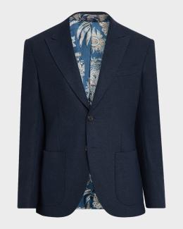 Etro Men's Paisley Jacquard Single-Breasted Blazer | Neiman Marcus