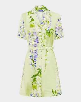 draped linen dress Hand Draped Linen Day Dress L main image 1