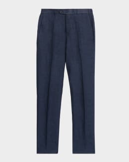 Zanella Men's Solid Active Stretch Pants | Neiman Marcus