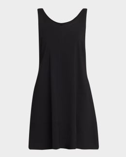 Theory Sculpted A-Line Mini Dress | Neiman Marcus