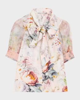 ALICE + OLIVIA Chara Vegan Leather Short-Sleeve Pleated Mini Dress | Neiman  Marcus