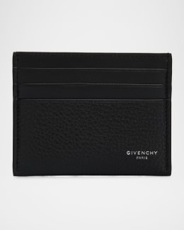 Loewe Men's Puzzle Calfskin Card Holder | Neiman Marcus