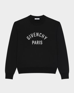 Givenchy Men's Couture Seam Knit Back-Logo Cardigan | Neiman Marcus