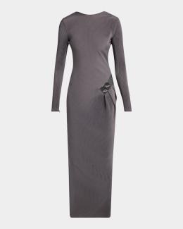 reiss lara drape knitted bodycon dress One-Shoulder Rib Knit meta_remove height 510 / 177.8cm. Size:11W Restaurants & Dining |