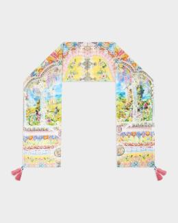 NWT Lele Sadoughi Priscilla Silk Blend Bow Veil – Ivory Lele Sadoughi Priscilla Satin Bow Veil | Neiman Marcus main image 4