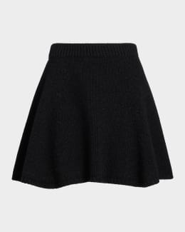knee length dresses for ladies Ganni Illusion Blue Cotton Broderie Anglaise Puff Sleeve Mini Dress