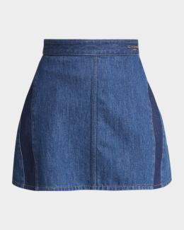 Cinq à Sept Veena Denim Midi Skirt | Neiman Marcus